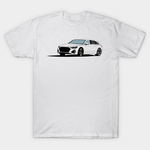 RS6 Avant T-Shirt by Maxyenko
